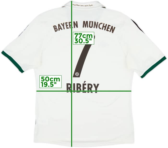 2013-14 Bayern Munich Away Shirt Ribery #7 - 7/10 - (L)