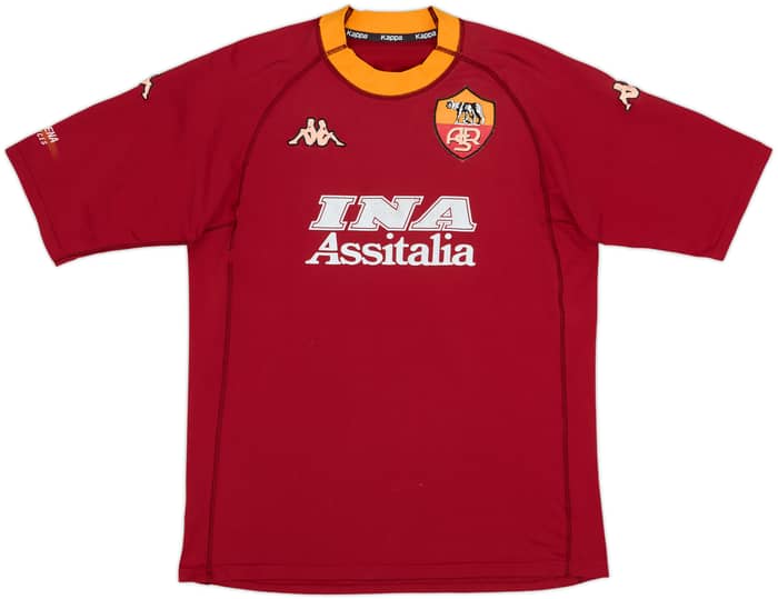 2000-01 Roma Home Shirt #11 - 5/10 - (XL)