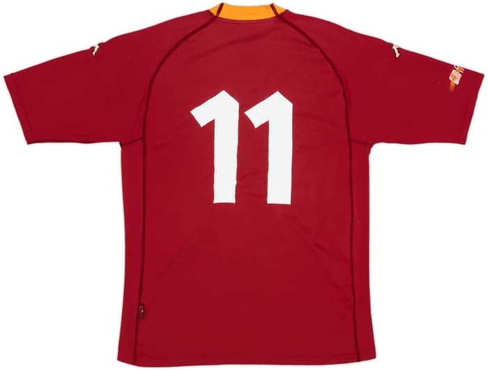 2000-01 Roma Home Shirt #11 - 5/10 - (XL)