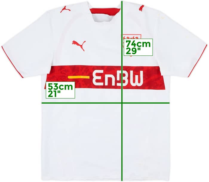 2006-07 Stuttgart Home Shirt - 5/10 - (XL)