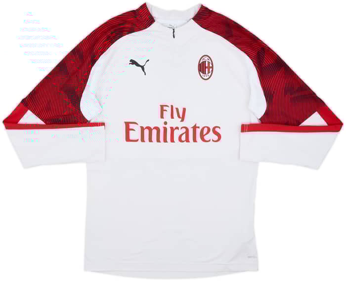 2019-20 AC Milan Puma 1/4 Zip Drill Top - 7/10 - (M)