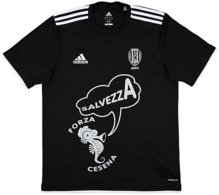 2010-11 Cesena adidas 'Salvezza' Fan Shirt - 9/10 - (L)