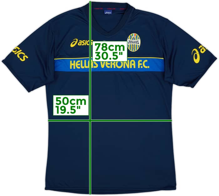 2007-08 Hellas Verona Asics Player Issue Training Shirt #03 - 6/10 - (XL)