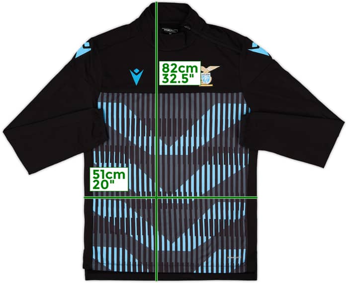 2019-20 Lazio Macron 1/4 Zip Drill Top - 5/10 - (M)