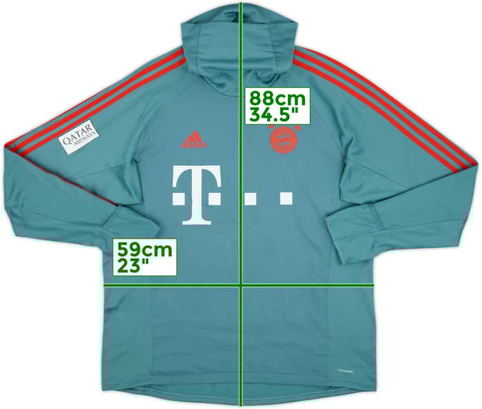 2018-19 Bayern Munich adidas Drill Top - 8/10 - (XL)