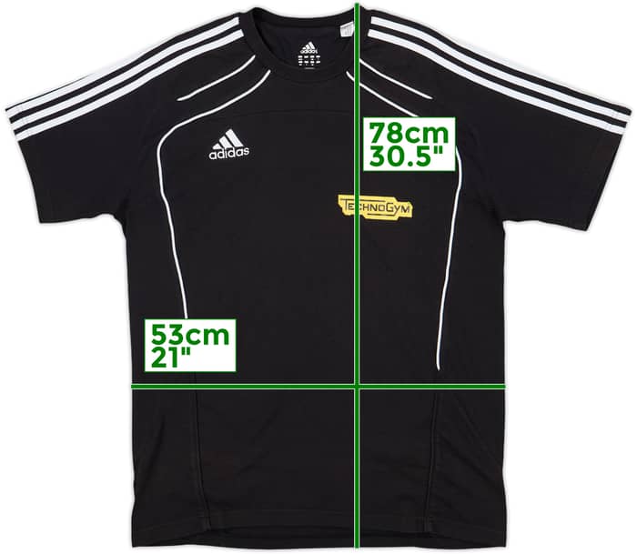2010-11 Cesena adidas Cotton Tee - 8/10 - (L)