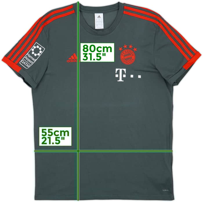 2018-19 Bayern Munich adidas Cotton Tee - 8/10 - (XL)