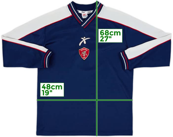 1999-00 Perugia Galex Training L/S Shirt #8 - 9/10 - (L)