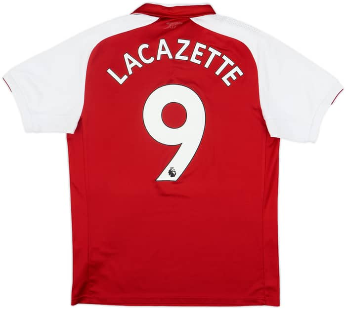 2017-18 Arsenal Home Shirt Lacazette #9 - 7/10 - (M)