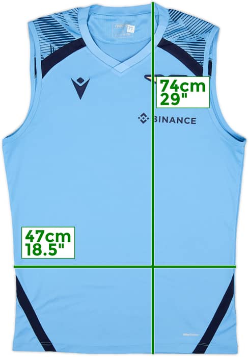 2021-22 Lazio Macron Training Vest - 8/10 - (L)