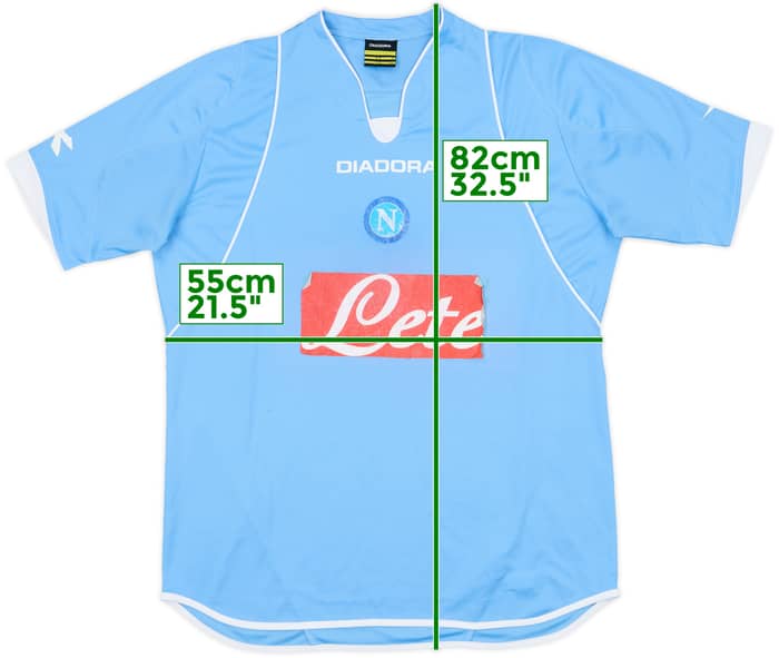2007-08 Napoli Home Shirt - 4/10 - (XL)