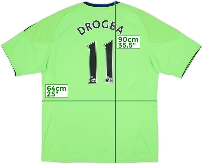 2010-11 Chelsea Third Shirt Drogba #11 - 8/10 - (XXL)