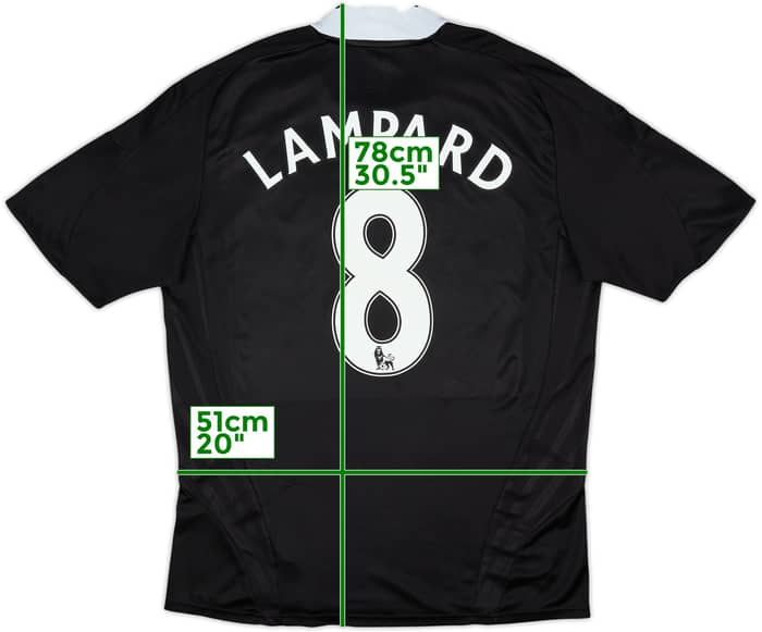 2008-09 Chelsea Away Shirt Lampard #8 - 5/10 - (L)