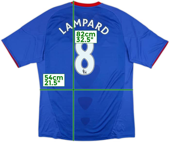 2010-11 Chelsea Home Shirt Lampard #8 - 7/10 - (L)