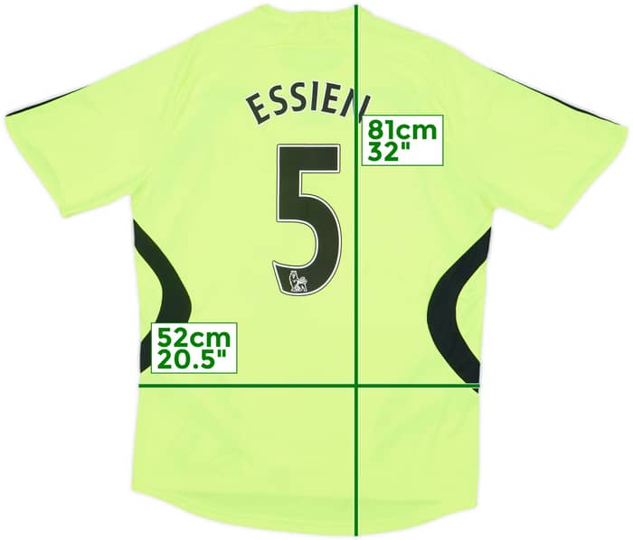 2007-08 Chelsea Away Shirt Essien #5 - 6/10 - (M)