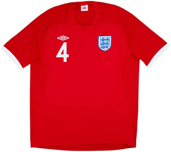 2010-11 England Away Shirt Gerrard #4 - 8/10 - (XL)