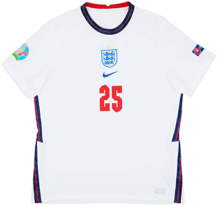 2020-22 England Home Shirt Saka #25 - 8/10 - (XL)