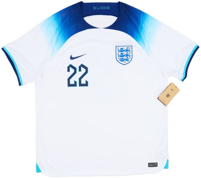 2022-23 England Home Shirt Bellingham #22 (XL)