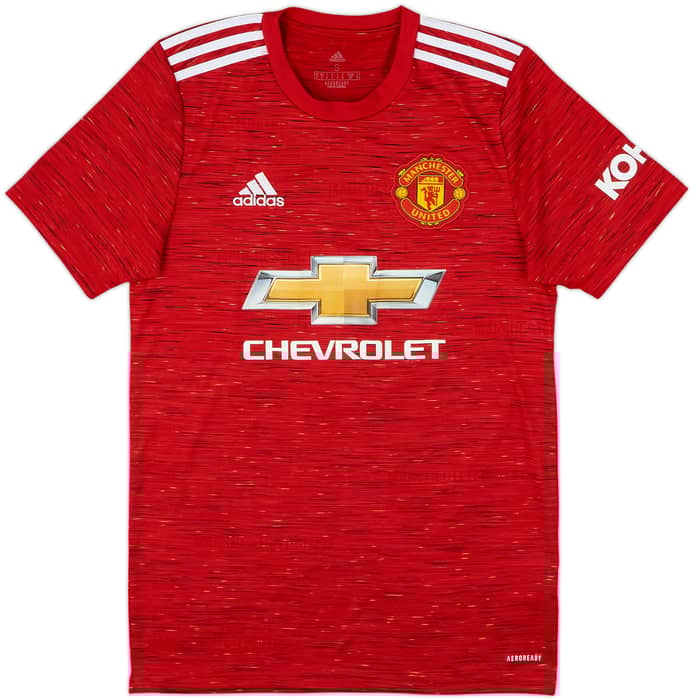 2020-21 Manchester United Home Shirt Pogba #6 - 9/10 - (S)