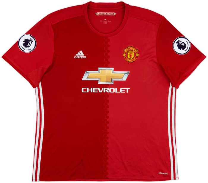 2016-17 Manchester United Home Shirt Ibrahimovic #9 - 8/10 - (XXL)