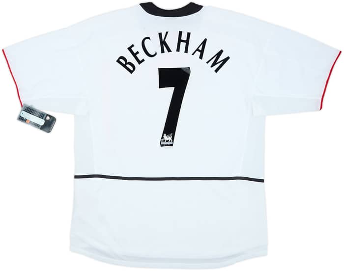 2002-03 Manchester United Away Shirt Beckham #7 (XL)