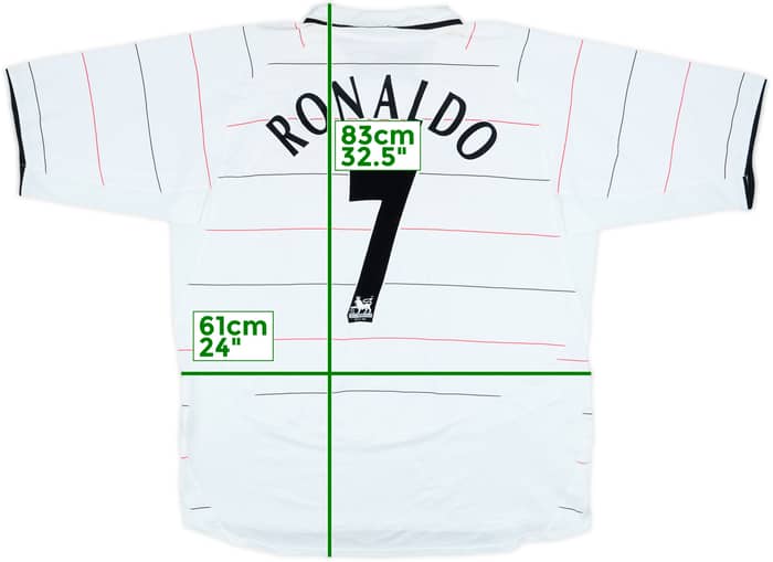 2003-05 Manchester United Third Shirt Ronaldo #7 - 7/10 - (XXL)