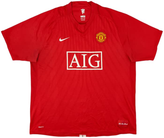 2007-09 Manchester United Home Shirt Rooney #10 - 6/10 - (XXL)