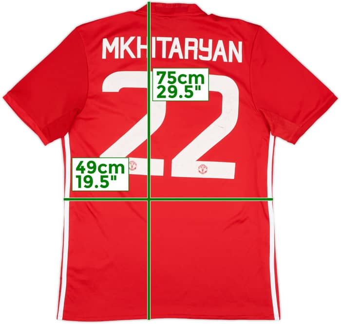 2016-17 Manchester United Home Shirt Mkhitaryan #22 - 6/10 - (M)