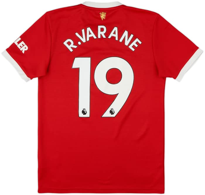 2021-22 Manchester United Home Shirt R.Varane #19 - 6/10 - (S)