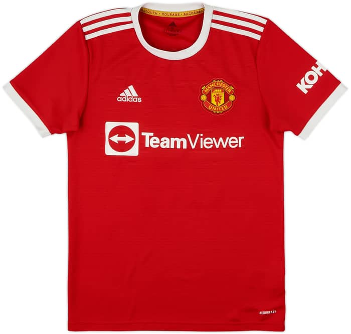 2021-22 Manchester United Home Shirt R.Varane #19 - 6/10 - (S)