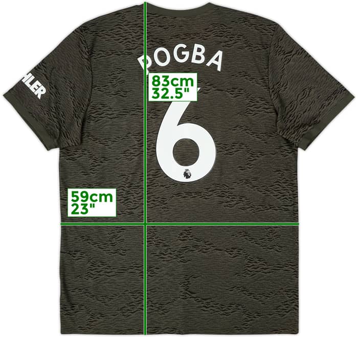 2020-21 Manchester United Away Shirt Pogba #6 - 9/10 - (XL)