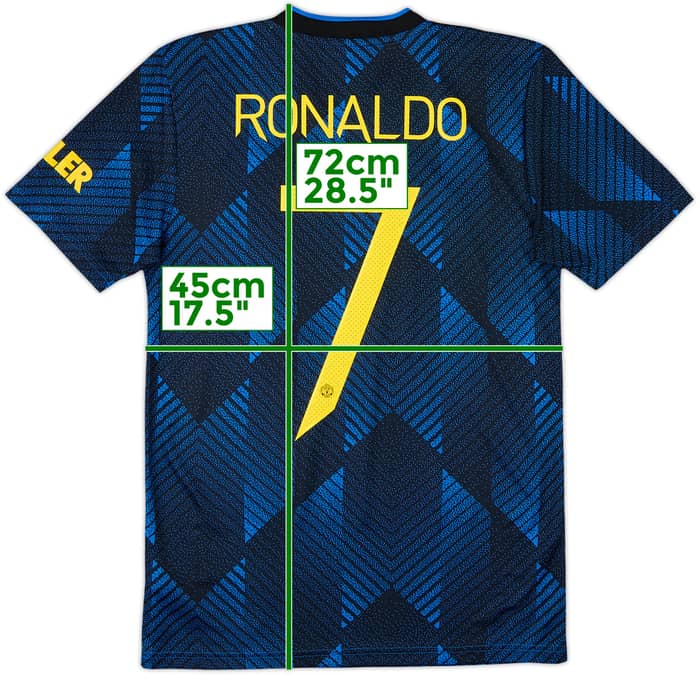 2021-22 Manchester United Third Shirt Ronaldo #7 - 8/10 - (XS)