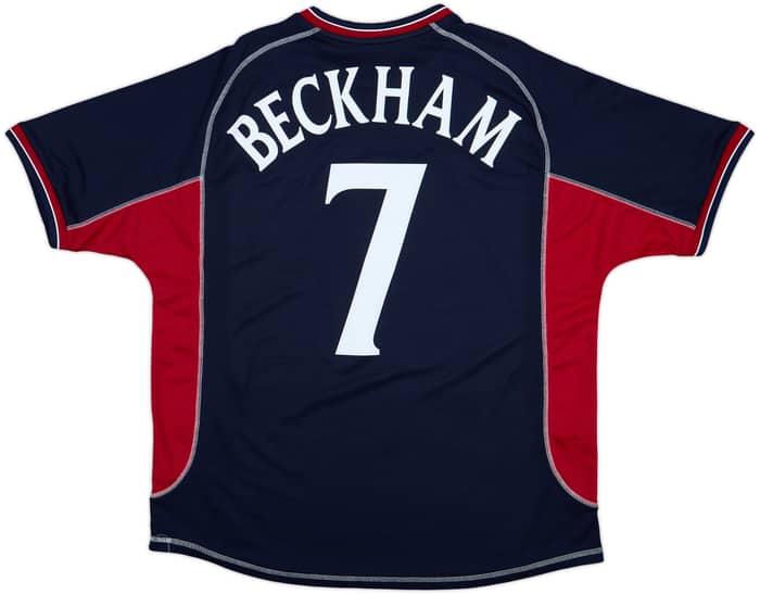 2000-01 Manchester United Third Shirt Beckham #7 - 8/10 - (XL)