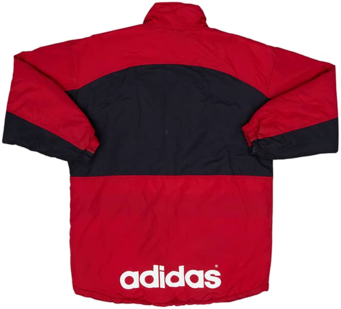 1993-95 Liverpool adidas Padded Bench Coat - 7/10 - (S)