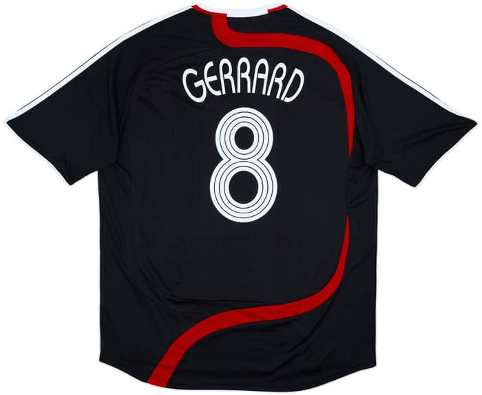 2007-08 Liverpool Third Shirt Gerrard #8 - 9/10 - (XL)