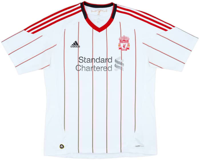 2010-11 Liverpool Away Shirt Gerrard #8 - 5/10 - (XL)