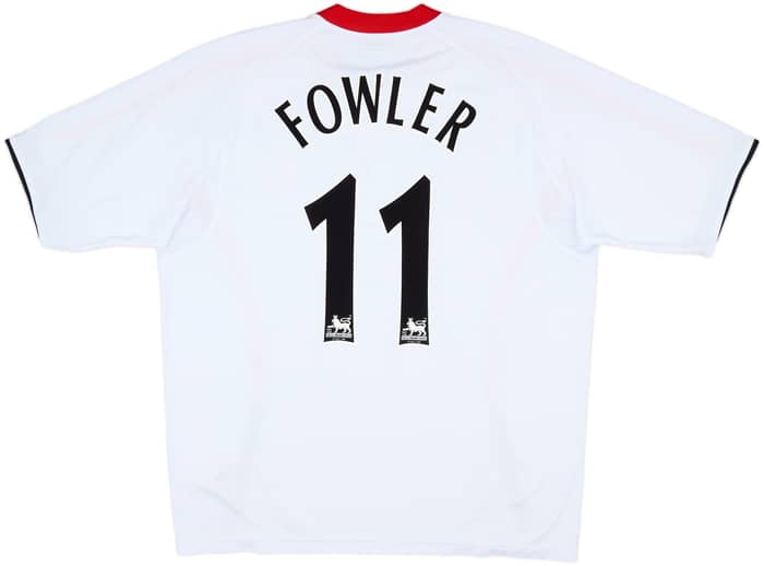 2005-06 Liverpool Away Shirt Fowler #11 - 8/10 - (XL)
