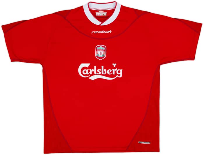 2002-04 Liverpool Home Shirt Gerrard #17 - 7/10 - (L)