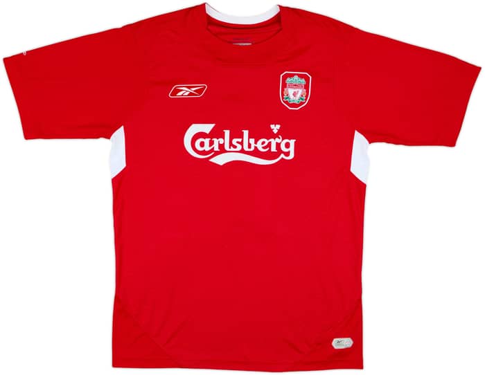 2004-06 Liverpool Home Shirt Gerrard #8 - 6/10 - (M)