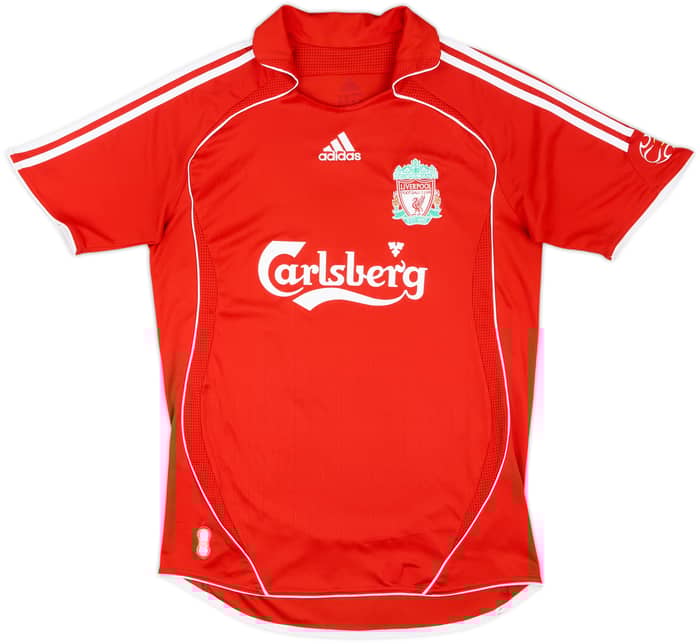 2006-08 Liverpool Home Shirt Gerrard #8 - 7/10 - (S)