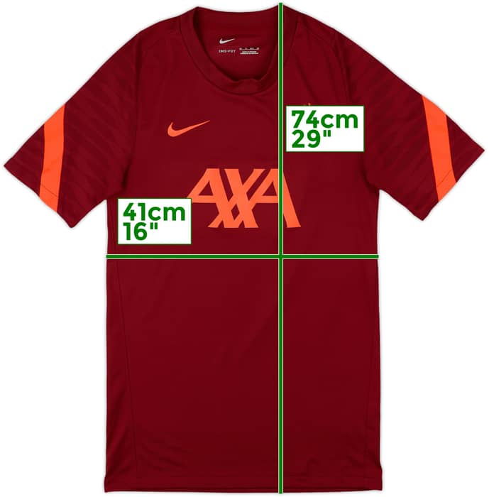 2021-22 Liverpool Nike Training Shirt - 8/10 - (XS)