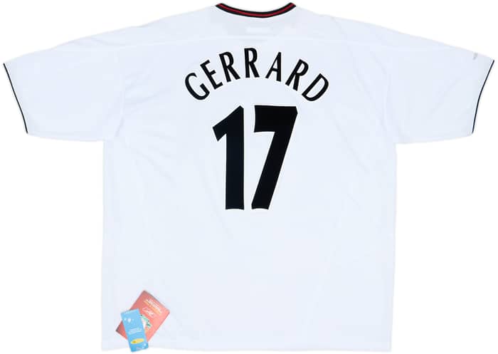 2003-04 Liverpool Away Shirt Gerrard #17 (XXL)