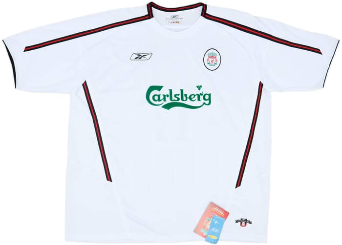 2003-04 Liverpool Away Shirt Gerrard #17 (XXL)