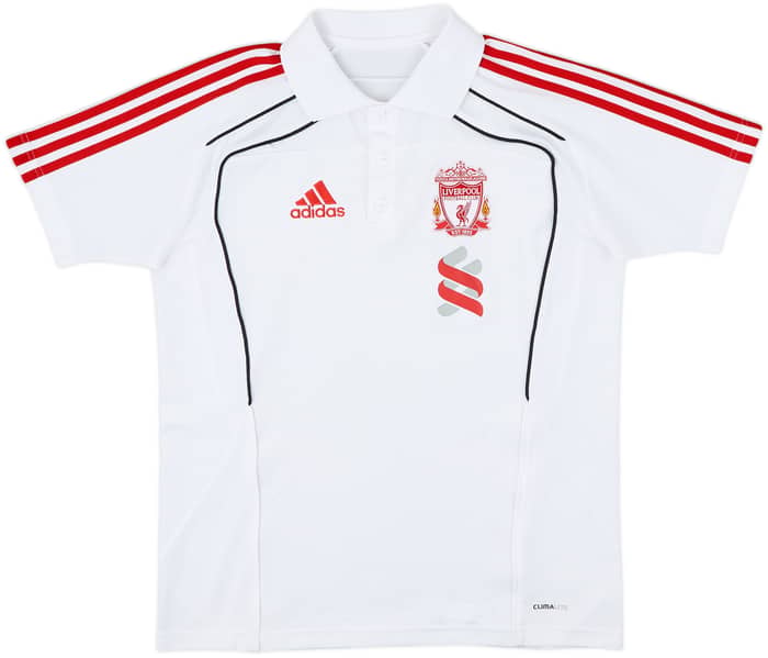 2010-11 Liverpool adidas Polo Shirt - 8/10 - (S)