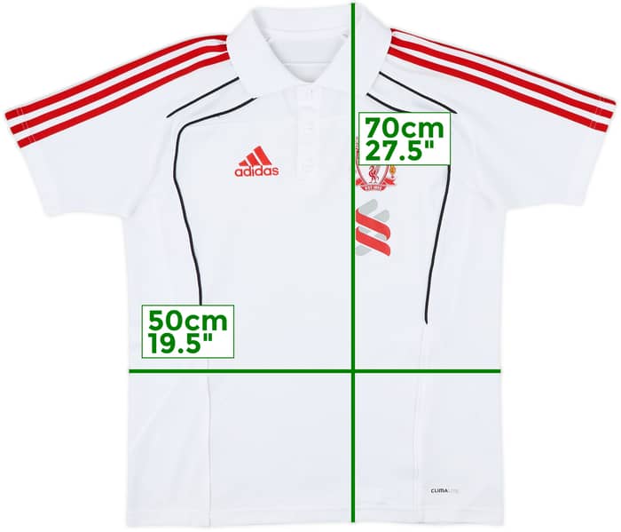 2010-11 Liverpool adidas Polo Shirt - 8/10 - (S)