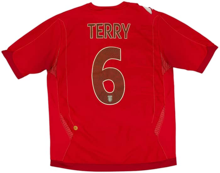 2006-08 England Away Shirt Terry #6 - 5/10 - (L)