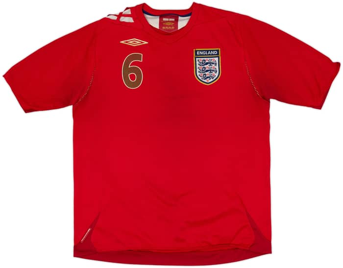 2006-08 England Away Shirt Terry #6 - 5/10 - (L)