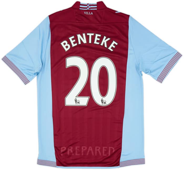 2013-14 Aston Villa Home Shirt Benteke #20 (S)