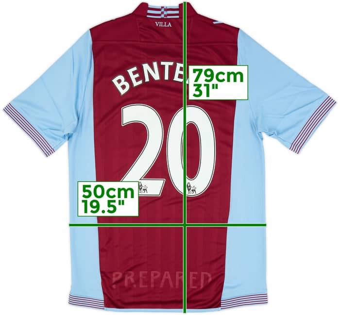 2013-14 Aston Villa Home Shirt Benteke #20 (S)