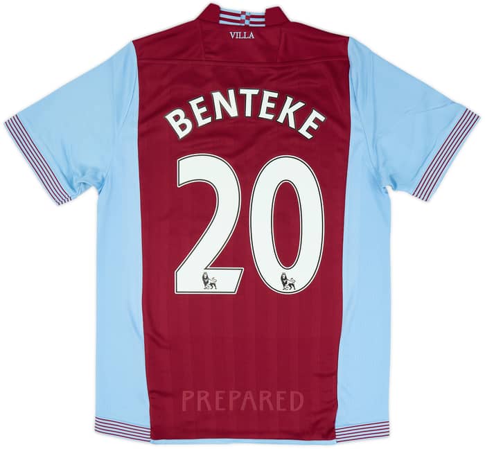 2013-14 Aston Villa Home Shirt Benteke #20 (XL.Boys)